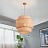 Люстра Rattan Chandelier Pendant A 38 см  бежевый фото 8