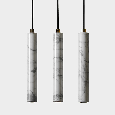 Подвесной светильник из мрамора STONE MARBLE  фото 1