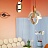 Люстра Miami art deco inspires pendant lights designed by Elena Salmistraro фото 6