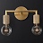 Бра RH Utilitaire Double Sconce Латунь фото 3