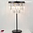 1920s Odeon Glass Fringe Table Lamp Коньячный фото 7