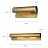 Бра Hudson Valley 1513-AGB Accord 1 Light Wall Sconce In Aged Brass ЛатуньБольшой (Large) фото 10