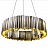 Люстра Facet Chandelier 80 см  Черный фото 5