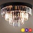 1920s Top Odeon Glass Fringe Chandelier 70 см   фото 5