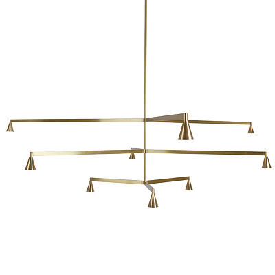 Люстра Austere Ceiling Light 3 плафона   фото 1