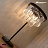 1920s Odeon Glass Fringe Table Lamp Дымчатый фото 8