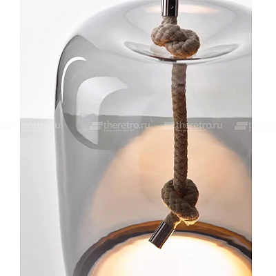 Настольный светильник BROKIS KNOT LAMP Черный  фото 1