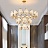 Люстра Ritz Crystall Leaf Chandelier 10 плафонов Серебро (Хром) фото 14