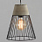 Подвесной светильник Cement Droplight Pendant Light СерыйB фото 3