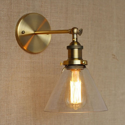 Restoration Hardware Cone 20th c.Factory Filament Gold I  фото 1