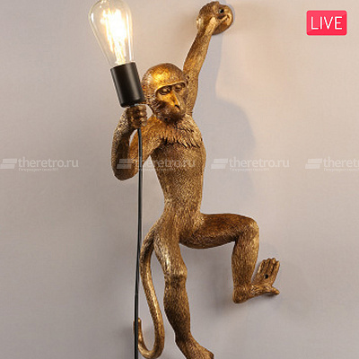 Настенный светильник Monkey Lamp  фото 1