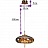 Подвесной светильник SHINY RECTANGLE D1 фото 19
