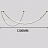 Серия подвесных светильников в виде вытянутых дугообразных светодиодных панелей на черных тросах RILDA 100 см   фото 9