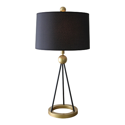 Светильник настольный Anthropologie Triangulate Table Lamp Ensemble Черный  фото 1