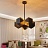 Welles 5 Spoke Pendant Lamp Черный фото 5