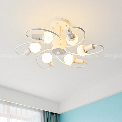 Потолочная люстра Open Bulb Ceiling Light D  фото 1