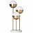 Geneva Glass Table Lamp Triple Globe фото 2