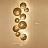 Дизайнерское бра Space Copper Luxury Wall Lamp 4 плафона  фото 4