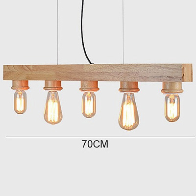 Подвесной светильник LOFT Wooden Lighting Line Pendant  фото 1