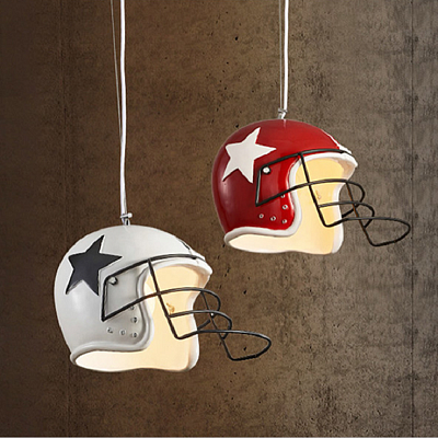 Подвесной светильник Sport Helmet Pendant Белый  фото 1