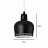 Artek Pendant Light A330S Черный фото 3