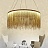 Metall Rain Chandelier 80 см  Медный фото 9